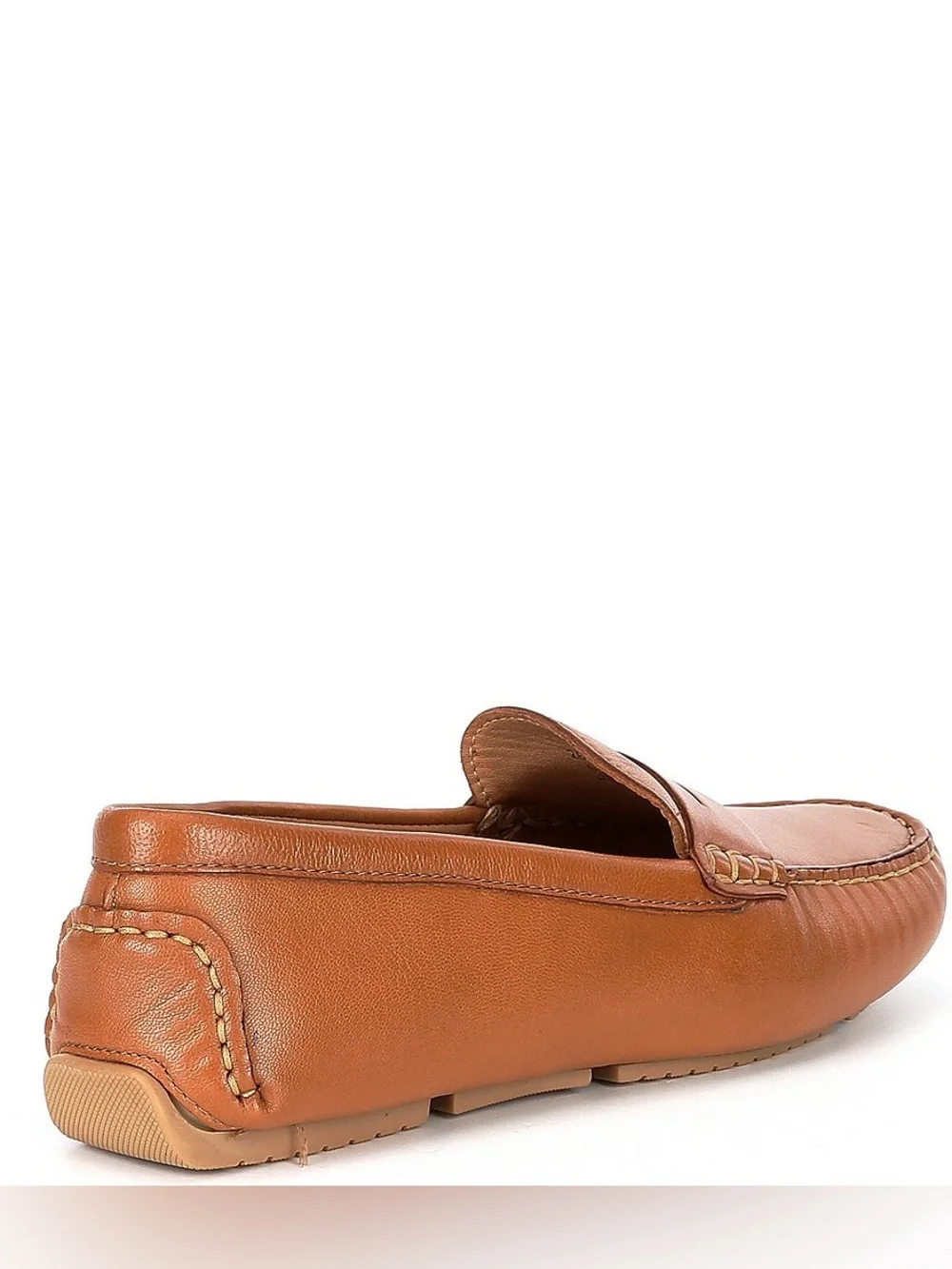 Flag LTD Morgan Leather Penny Loafers Cognac Brown Tan Slip On Shoes Women’s 6.5
